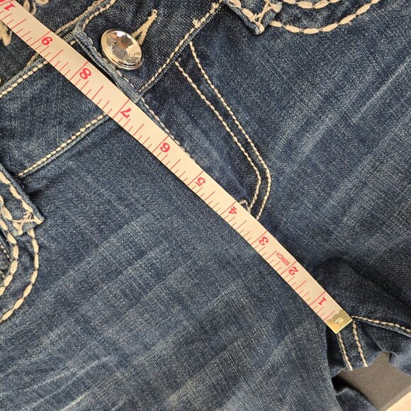 Vintage LA Idol USA Boot Cut Denim Jeans Size 30/34 - Picture 14 of 16